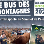 En octobre, visitez le Sommet de l’Élevage grâce au Bus des Montagnes